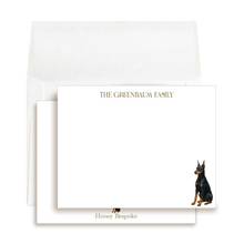 Load image into Gallery viewer, Doberman Pinscher Stationery
