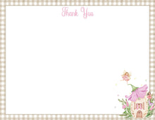 Load image into Gallery viewer, Fairy Stationery | Watercolor Enchanted Garden Thank You Cards
