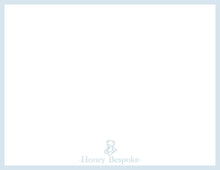 Load image into Gallery viewer, Teddy Bear Stationery | Baby Boy Note Cards | Preppy Nursery Set
