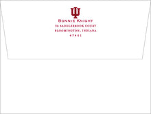 Load image into Gallery viewer, The image is a white envelope with a red and black address label that reads "BONNIE KNIGHT 36 SADDLEBROOK COURT BLOOMINGTON, INDIANA 47401".
