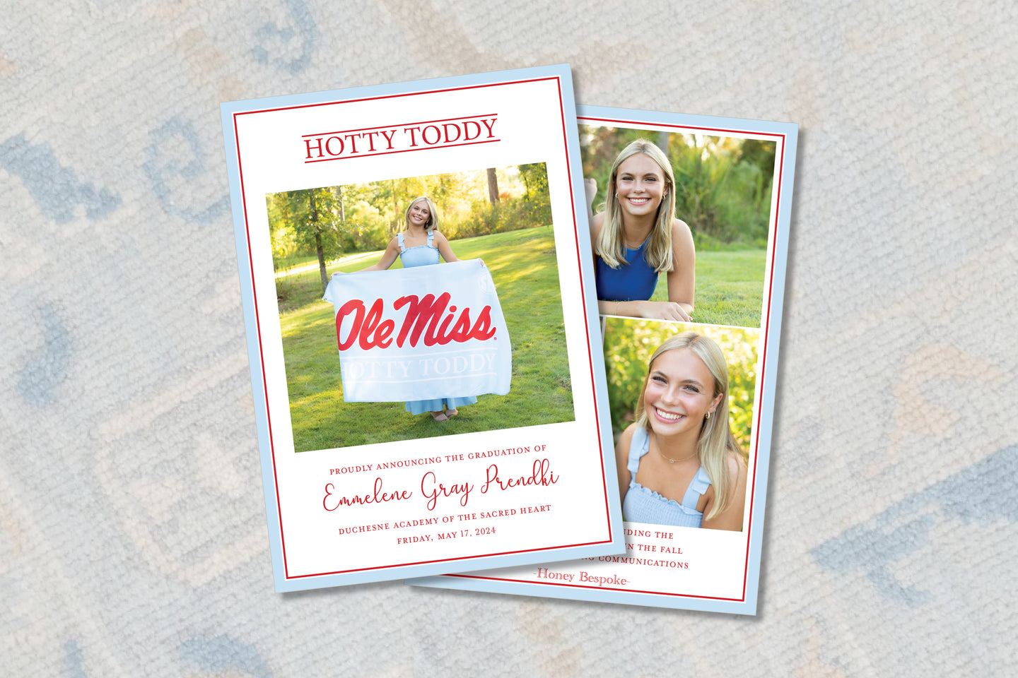 Ole Miss Graduation Announcement