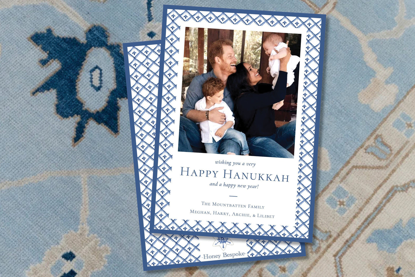 Watercolor Hanukkah Card
