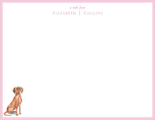Load image into Gallery viewer, Pink Vizsla Stationery
