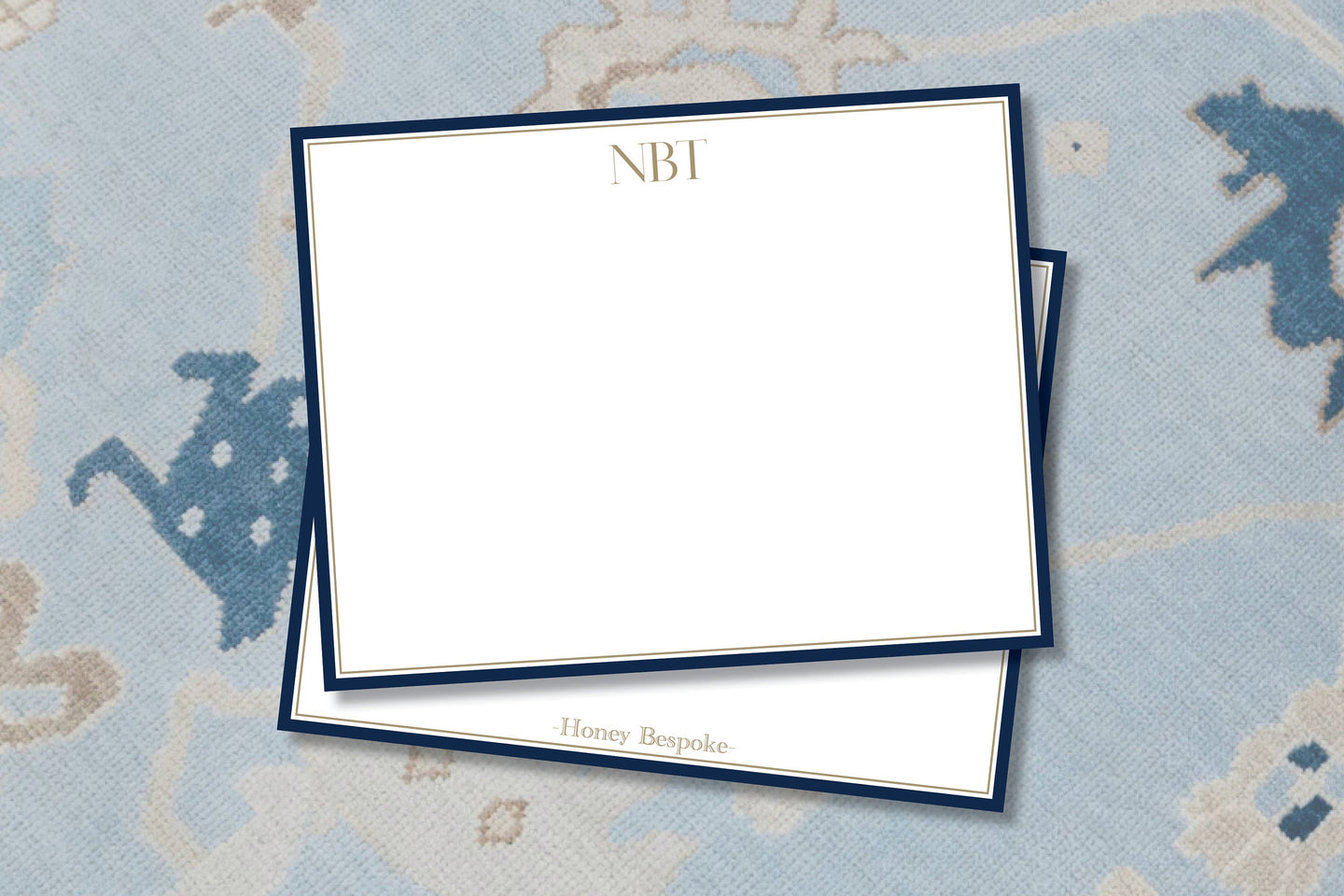 Simple Monogram Stationery For Boys