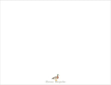 Load image into Gallery viewer, Watercolor Crest Duck Stationery
