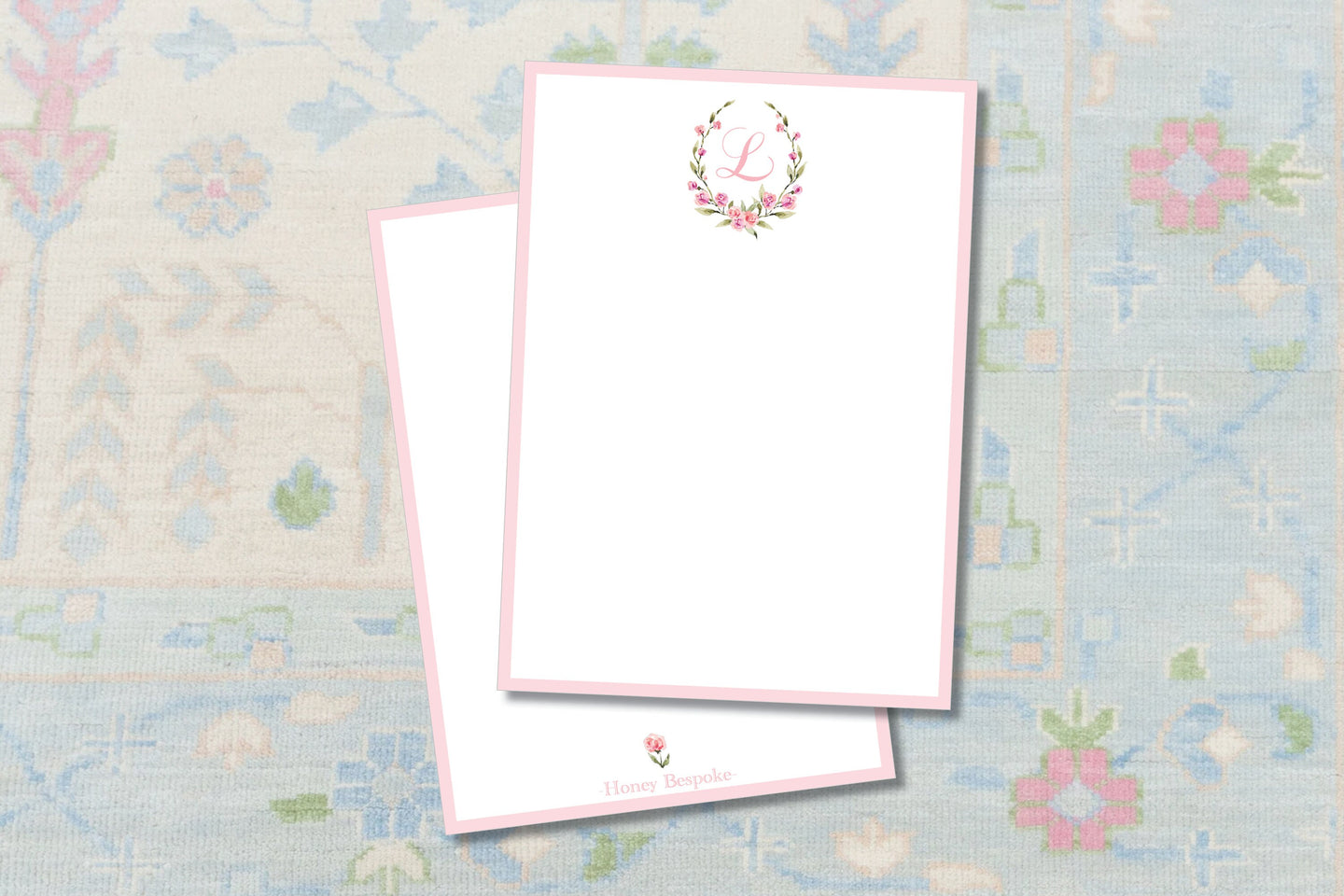 Floral Wreath Stationery