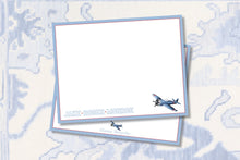 Load image into Gallery viewer, Blue Airplane Stationery
