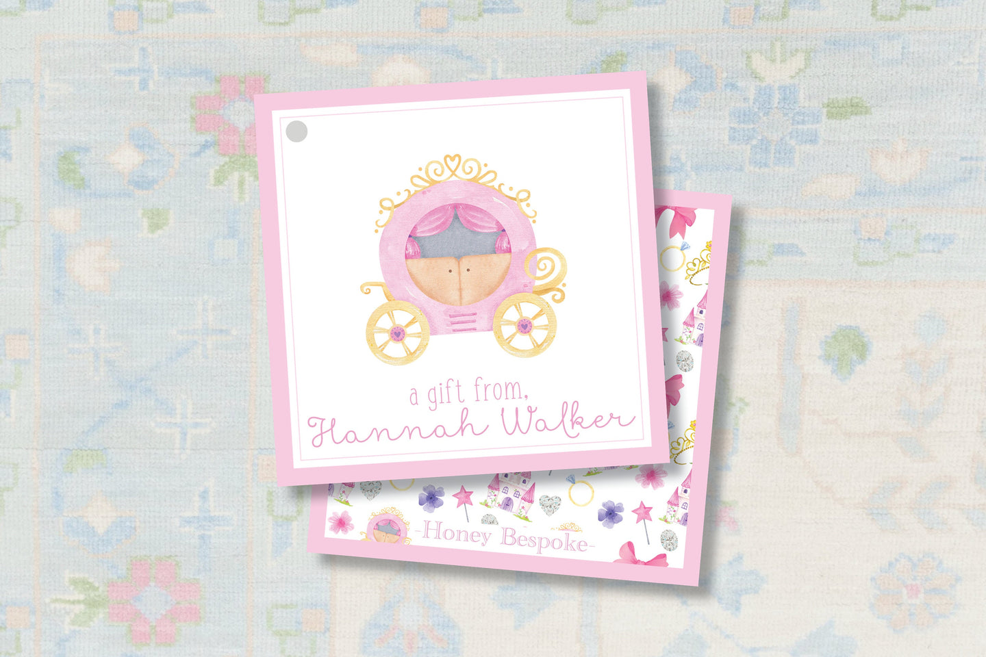 Princess Carriage Enclosure Card