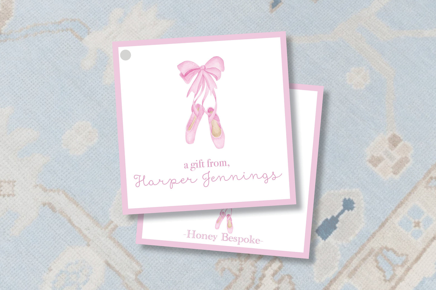 Ballet Slippers Enclosure Card