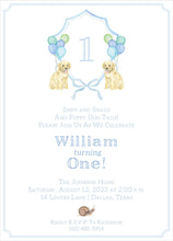 Load image into Gallery viewer, Snips And Snails Birthday Invitation
