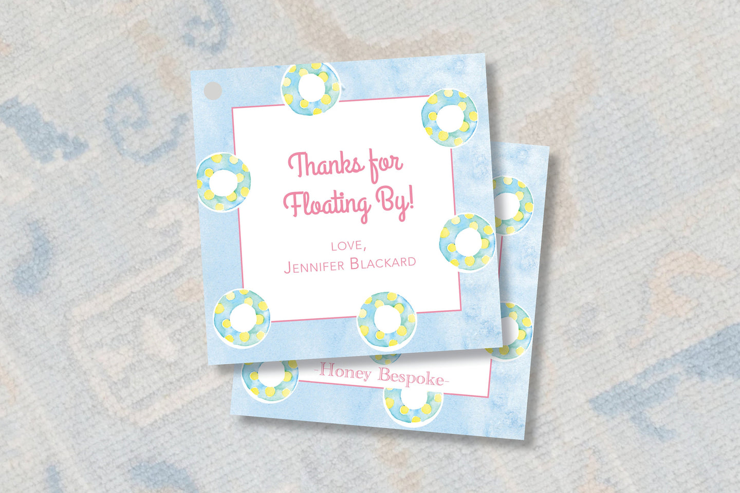 Pool Party Enclosure Card