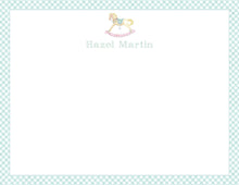 Load image into Gallery viewer, Children&#39;s Rocking Horse Stationery
