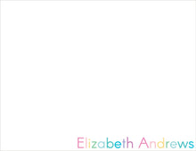 Load image into Gallery viewer, Rainbow Letter Stationery
