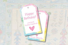 Load image into Gallery viewer, Rainbow Heart Gift Tags
