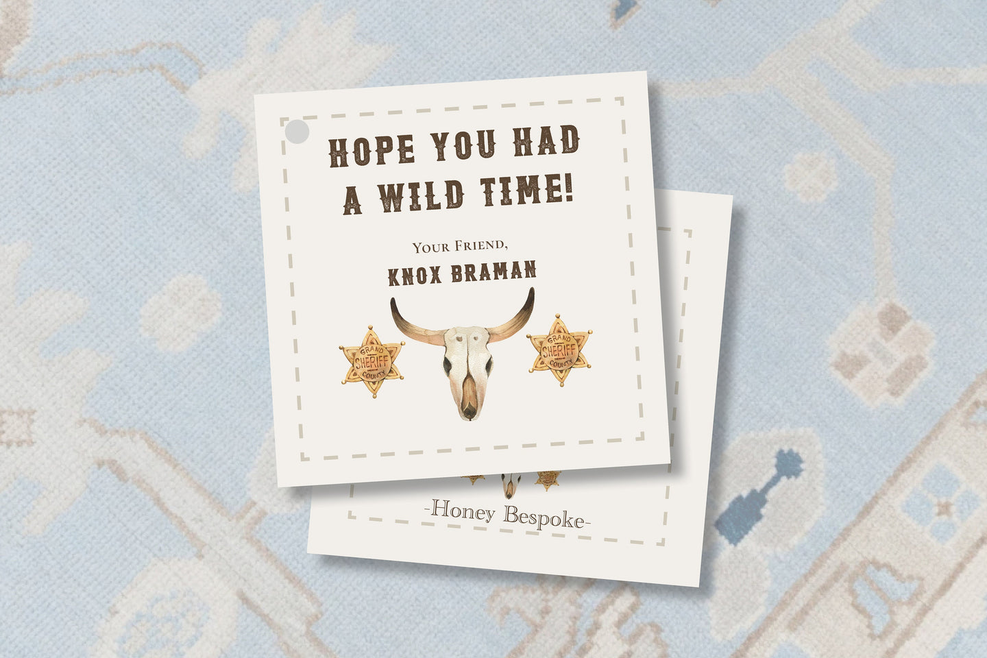 Wild One Enclosure Card
