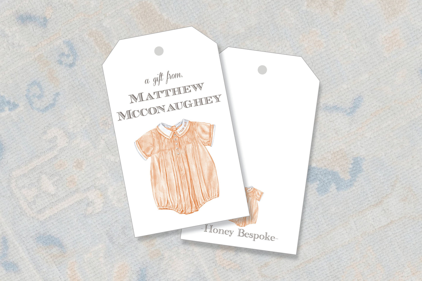 University of Texas Baby Gift Tags