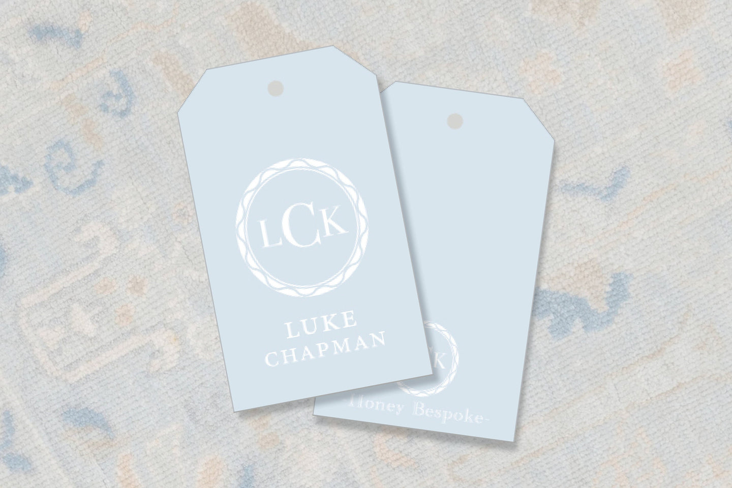 Elegant Monogram Gift Tags