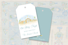 Load image into Gallery viewer, Watercolor Nativity Scene Gift Tag
