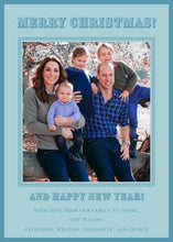 Load image into Gallery viewer, Turquoise Christmas Card
