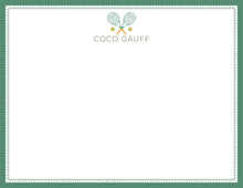 Load image into Gallery viewer, Personalized Tennis Stationery
