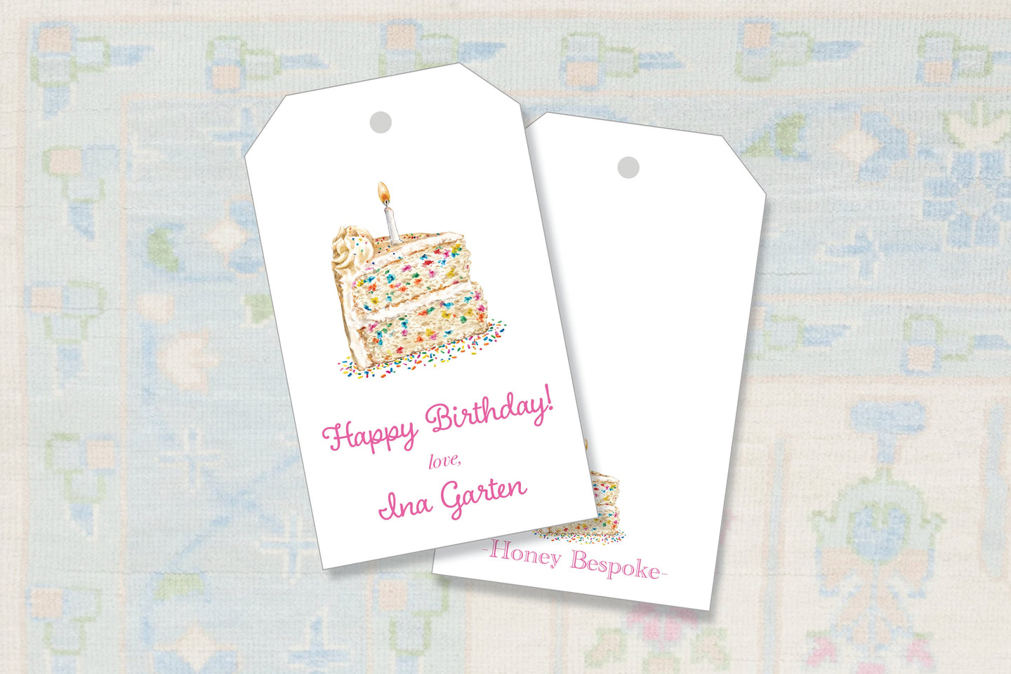Birthday Cake Gift Tags
