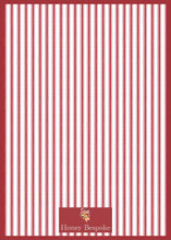 Load image into Gallery viewer, French Ticking Stripe Christmas Card
