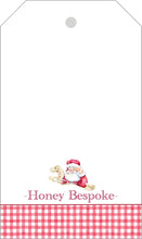 Load image into Gallery viewer, Watercolor Christmas Santa Gift Tag
