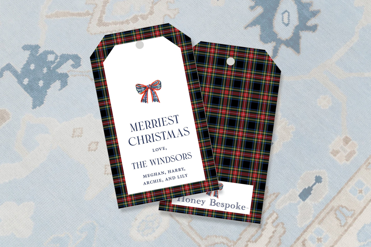 Tartan Christmas Gift Tags