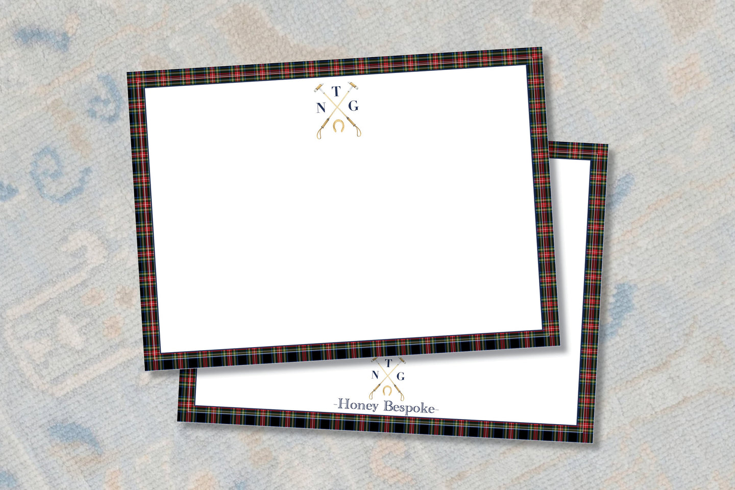 Watercolor Polo Personalized Stationery