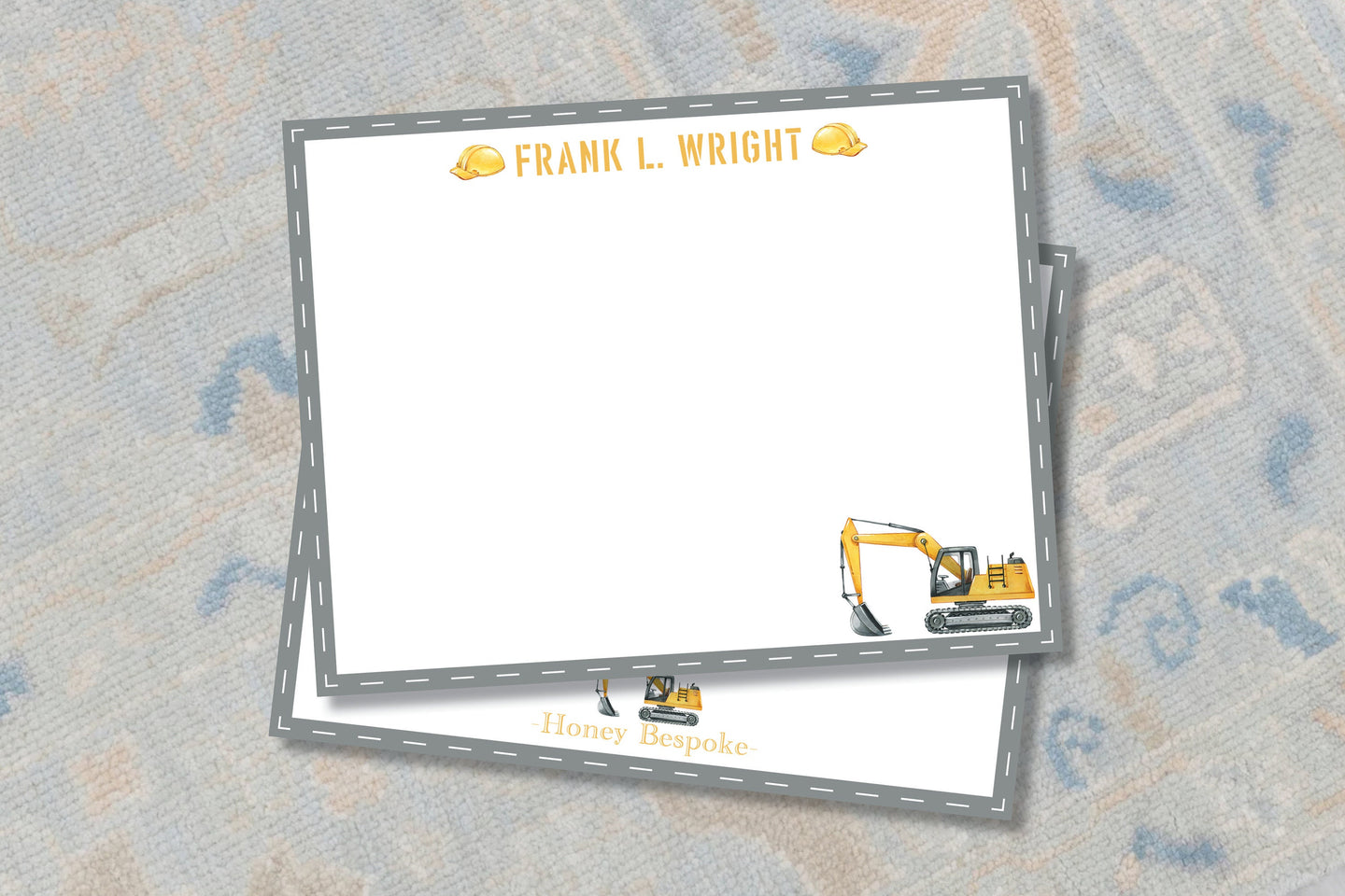 Personalized Frontloader Stationery