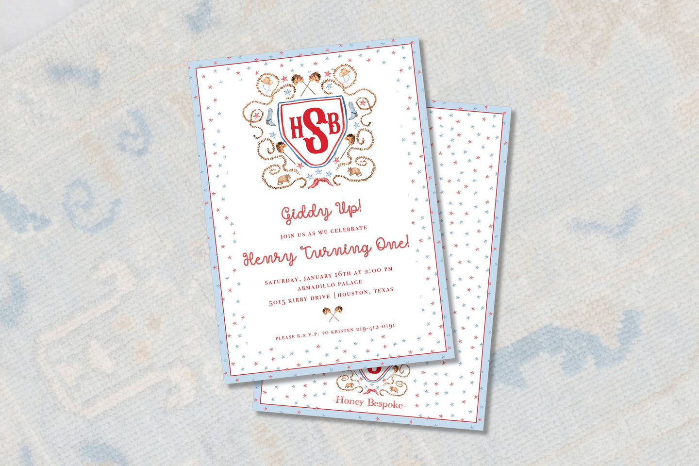 First Rodeo Birthday Invitation