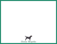 Load image into Gallery viewer, Personalized Black Labrador Stationery
