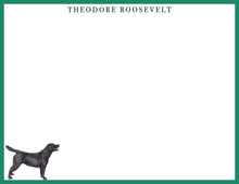 Load image into Gallery viewer, Personalized Black Labrador Stationery
