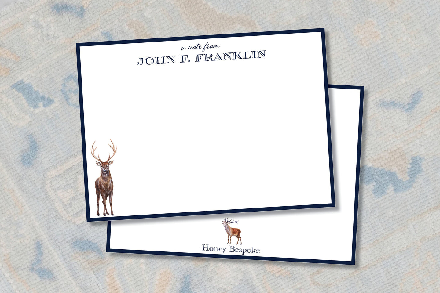 Personalized Stag Stationery