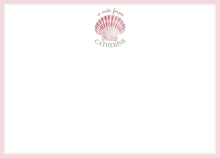 Load image into Gallery viewer, Watercolor Seashell Stationery For Women
