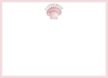 Load image into Gallery viewer, Watercolor Seashell Stationery For Women
