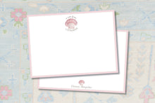 Load image into Gallery viewer, Watercolor Seashell Stationery For Women
