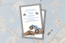 Load image into Gallery viewer, Monster Truck Birthday Invitation
