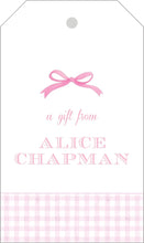 Load image into Gallery viewer, Pink Bow Baby Gift Tags
