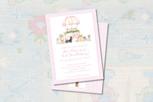 Load image into Gallery viewer, Pink Pawty Birthday Invitation
