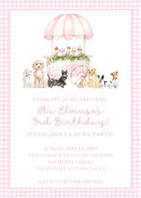 Load image into Gallery viewer, Pink Pawty Birthday Invitation
