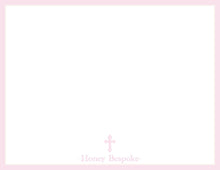 Load image into Gallery viewer, Personalized Girl Pink Cross Stationery
