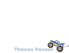 Load image into Gallery viewer, Personalized Kids Monster Truck Stationery
