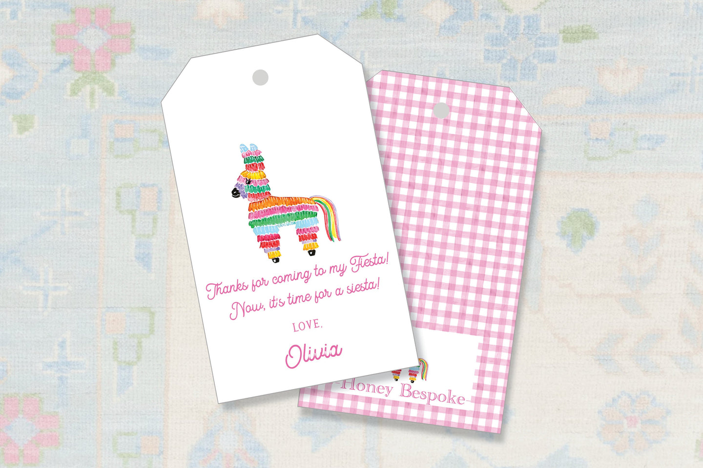 First Fiesta Piñata Gift Tags