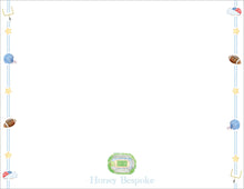 Load image into Gallery viewer, Football Thank You Notes - Babys First Down Stationery Set
