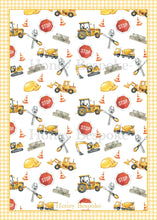 Load image into Gallery viewer, Construction Themed Birthday Invitation
