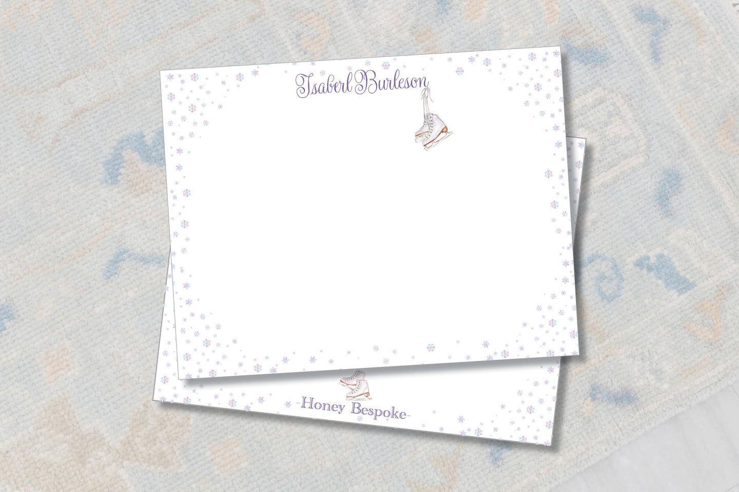 Ice Skating Stationery