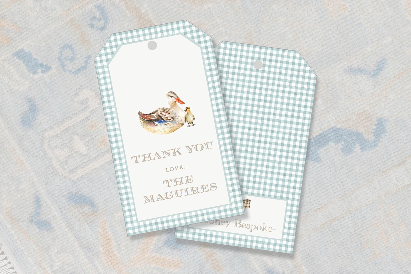 Duckling Baby Shower Gift Tags