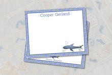 Load image into Gallery viewer, Personalized Shark Stationery

