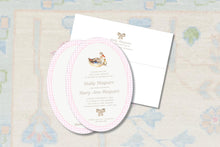 Load image into Gallery viewer, Pink Duckling Baby Shower Theme Invitation
